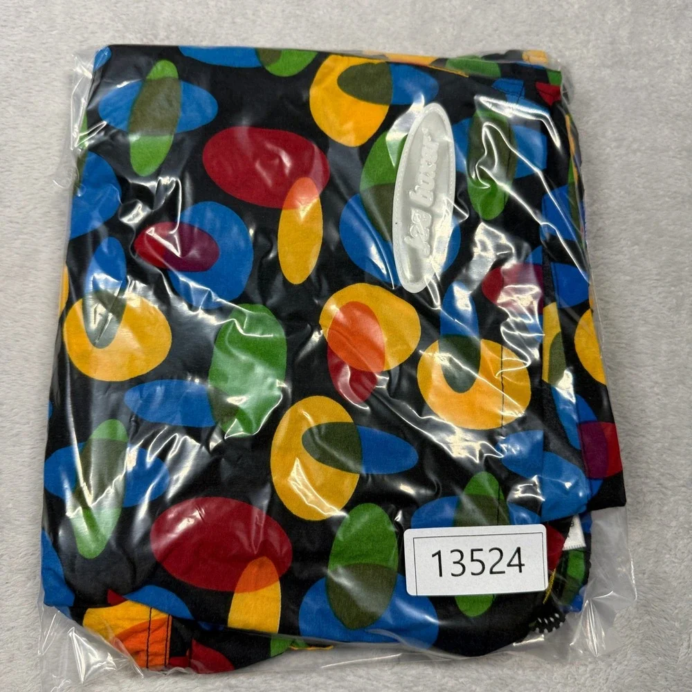 Joe Boxer‎ Swim Trunks Mens Large Multicolor Geometric Print Mesh Lined Shorts